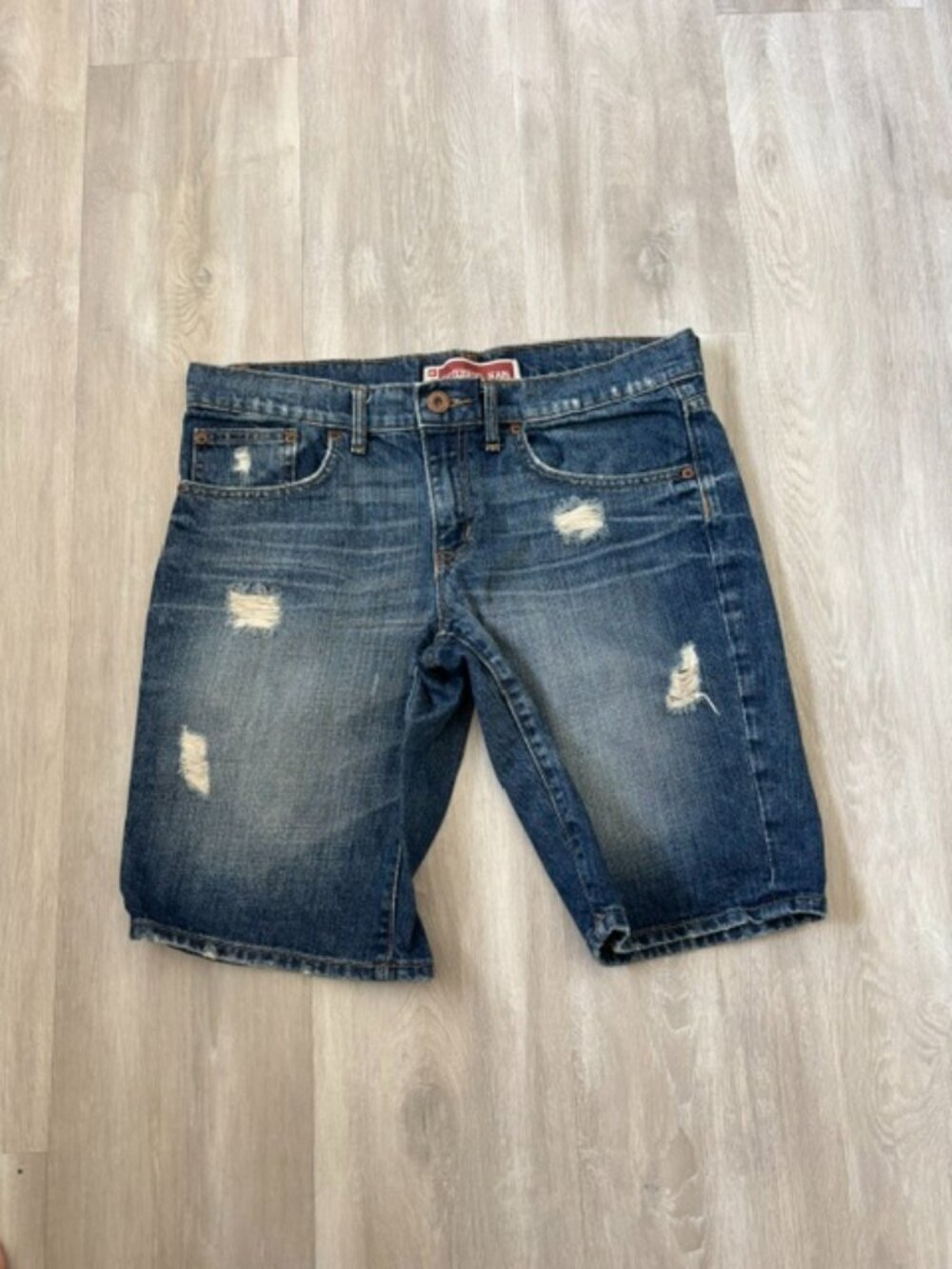 Gap Distressed Boyfriend Jean Shorts size 100% cotton size 6